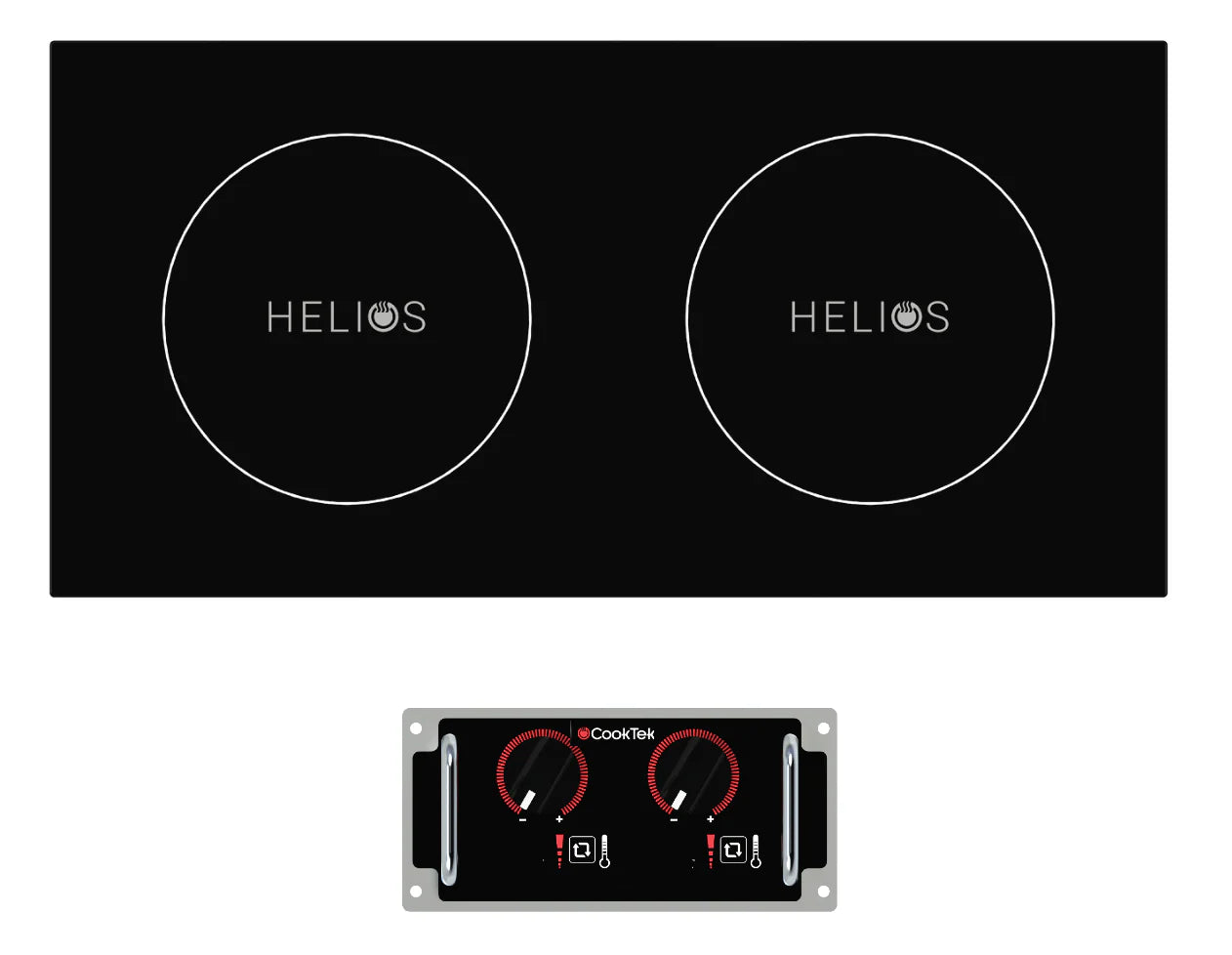 Cooktek HRD-9500-SS25-1 27 Inch Induction Cooktop Electric with Digital Controls